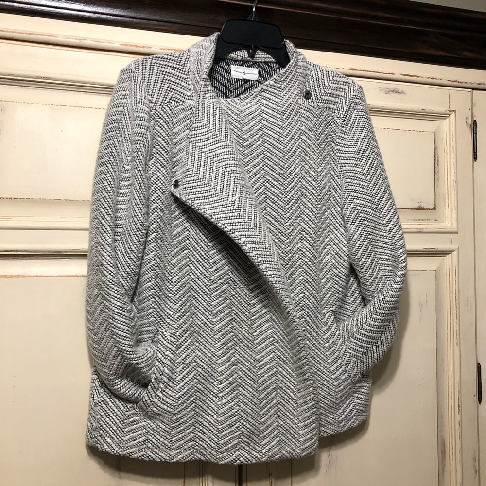 Black & White Lou & Grey Moto Jacket